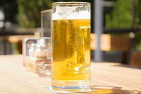 Cold beer in the sun