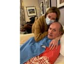 Susannah with her dad. Photo supplied