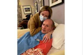 Susannah with her dad. Photo supplied