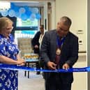 Ribbon cutting at Holly Grange House