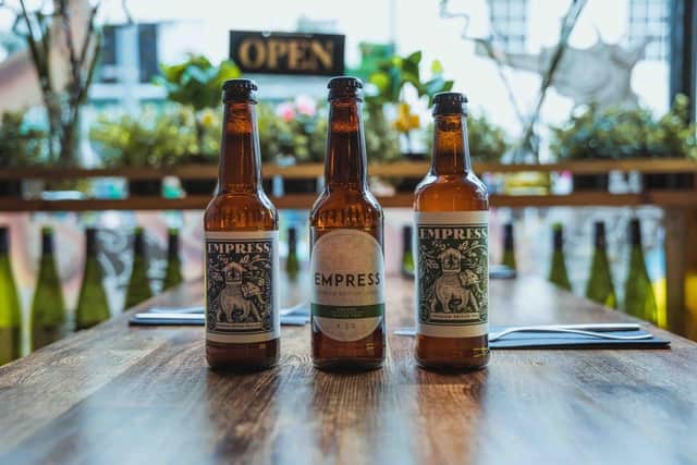 A Leamington beer brand has hit the right note with a prestigious music school after being added to the drinks list in its restaurant and bar used by future stars. Photo supplied