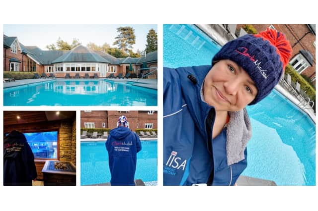 The Spa at Ardencote, which is in Claverdon, has been supporting the Great British Ice Swimming Team by providing them with use of its outdoor pool as they train for the Ice Swimming World Championships taking place later this month. Photo supplied