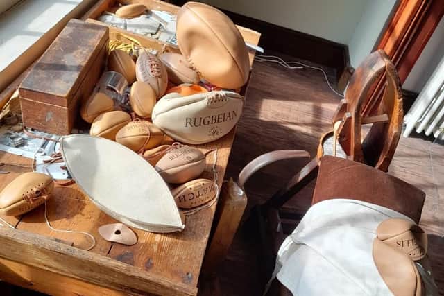 Rugby and Webb Ellis has balls
