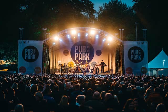 Pub in the Park. Picture supplied.