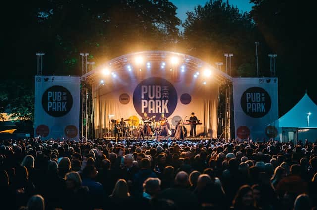 Pub in the Park. Picture supplied.