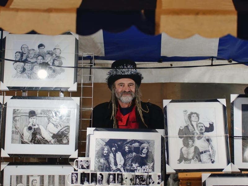 One of the stalls at Victorian Evening.