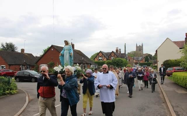 St Joseph’s Church in Monks Kirby held its annual May Procession on Sunday May 15.