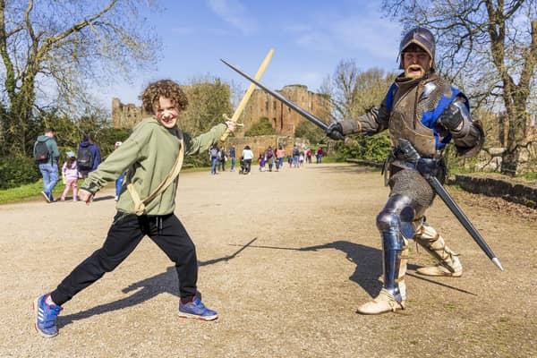 Kenilworth Castle will be hosting events during the February half term. Photo by Richard Earp / English Heritage