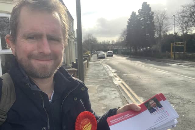 Many residents raised concerns over HMOs with John (pictured) while he was out speaking to potential voters.