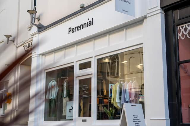 New menswear shop Perennial has opened in Satchwell Court, Leamington. Picture supplied.