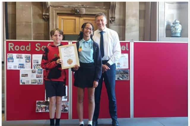 Warwick primary school wins award for work in promoting road safety and ...