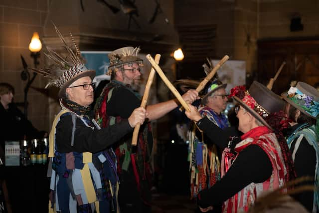 The Plum Jerkum Morris Dancers also performed at the event. Photo supplied by Warwickshire County Council