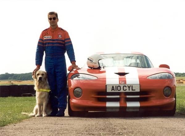 Steve Cunningham, 'the world's fastest blind man on land, sea and in the air.'