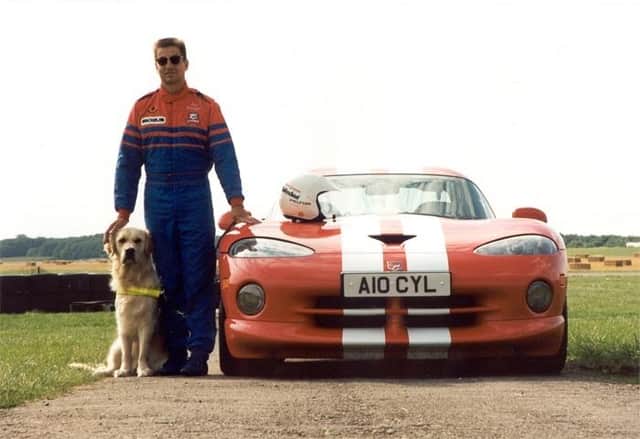 Steve Cunningham, 'the world's fastest blind man on land, sea and in the air.'