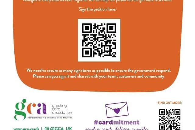 Sign our petition poster