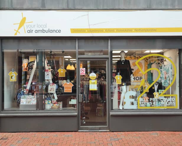 The shop in Rugby.