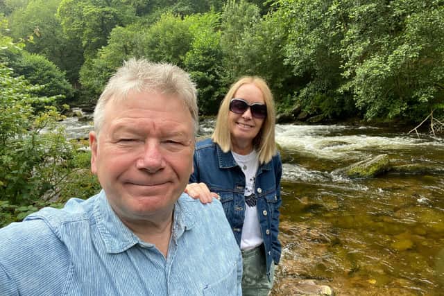 Louise and Bill at Watersmeet in Devon. Photo supplied