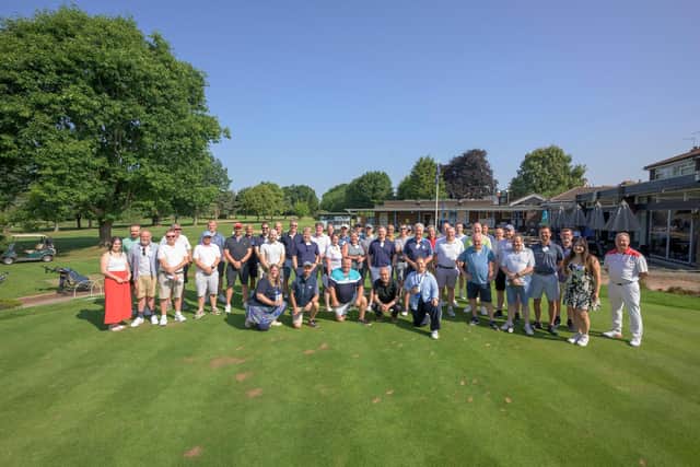 Chamber staff and golfers at the President's Golf Day