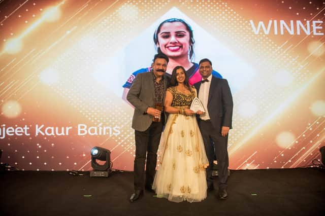 Warwick athlete Karenjeet Kaur Bains, the first female Sikh powerlifter to represent Team GB, has won a national award. Photo supplied by Tony Gill (Media House)