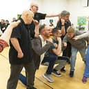 Side by Side Theatre members rehearse The Voyage. Picture supplied.