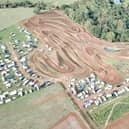 A view of the motocross track submitted in the planning application.