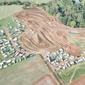 A view of the motocross track submitted in the planning application.