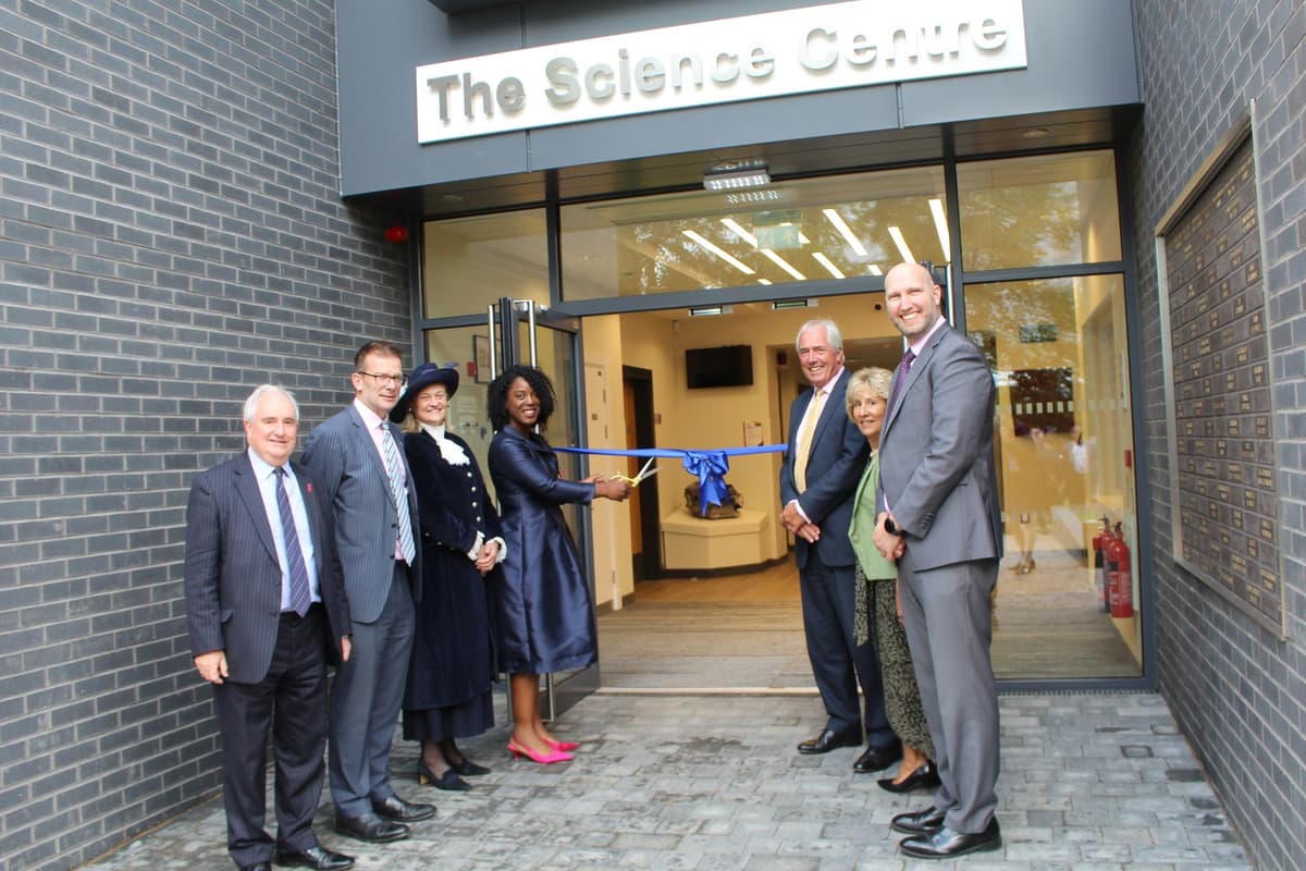 Princethorpe Award-winning engineer opens Princethorpe College's new science centre
