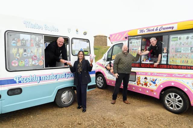 From left to right - Alan Sullivan, Mandeep Padan, Marcus Ferguson (Strategic &amp; Commercial Manager,