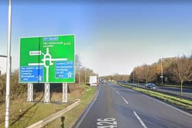 The approach to M6 junction one and the roundabout over the motorway have plenty of potholes and undulations to watch out for.