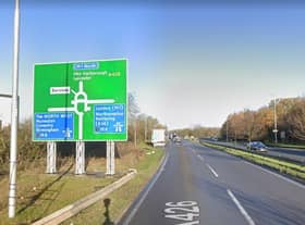 The approach to M6 junction one and the roundabout over the motorway have plenty of potholes and undulations to watch out for.