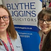 Jessica McDonnell and Sophie Jackson from Blythe Liggins Solicitors