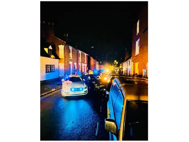 Emergency services were called to the scene. Photo by Nicholas Goode