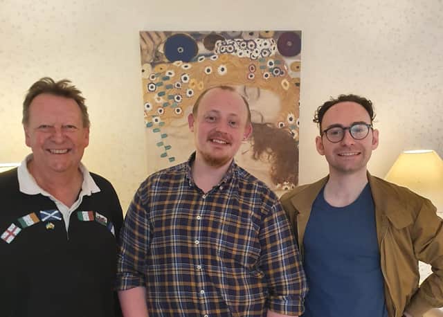 From left, Geraint Roberts, Matt Sandy, Laurence Panter.