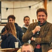 ITV chef James Martin in the VIP tent at another Pub in the Park event. Photo by Will Stanley