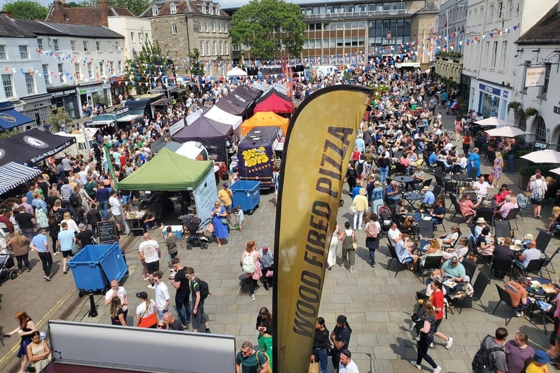 Crowds flocked to the town for the annual event. Photo by Geoff Ousbey