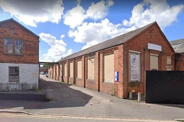 The familiar view of Rugby Gymnastics Club - for now. With the club gearing up to move to its purpose-built home in Kilsby Lane, the car park behind its current home is now being eyed up for development. Photo: Google Street View.