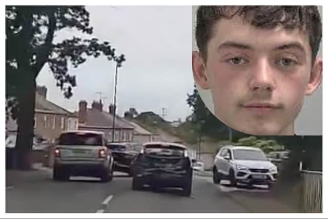 Michael Leese, 18, led police on a high speed chase. He was wanted for a string of crimes including robbery, burglary, theft and dangerous driving. (Photos: SWNS and Warwickshire Police).
