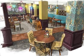 Family lounge area sketch