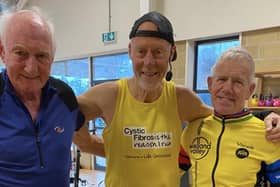 Brian Fowler with Richard Stannard and Vic Barnett