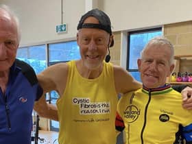 Brian Fowler with Richard Stannard and Vic Barnett