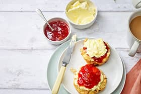 Scones with jam and cream. Photo supplied by the National Trust.