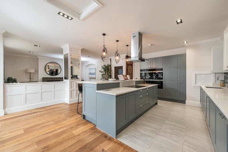 The kitchen/breakfast area. Photo by Knight Frank