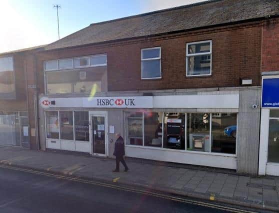The HSBC in Kenilworth will close on August 1. Photo courtesy of Google Maps