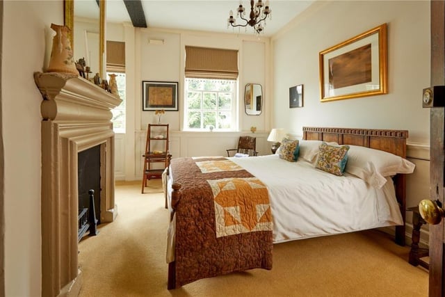 One of the five bedrooms. Photo by Savills
