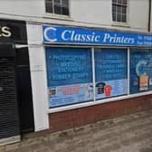 The vacant former Classic Printers shop in Clemens Street, Leamington. Credit: Google Maps.