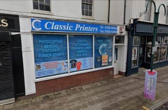 The vacant former Classic Printers shop in Clemens Street, Leamington. Credit: Google Maps.