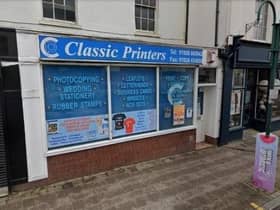 The vacant former Classic Printers shop in Clemens Street, Leamington. Credit: Google Maps.