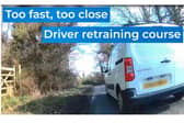 This driver had to do a re-training course after passing two separate cyclists too close at speed near Wootton Wawen. Photo supplied by Warwickshire Police