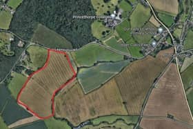 A site of the proposed solar farm