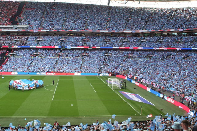We've sold out Wembley! Coventry fans full of optimism before the game